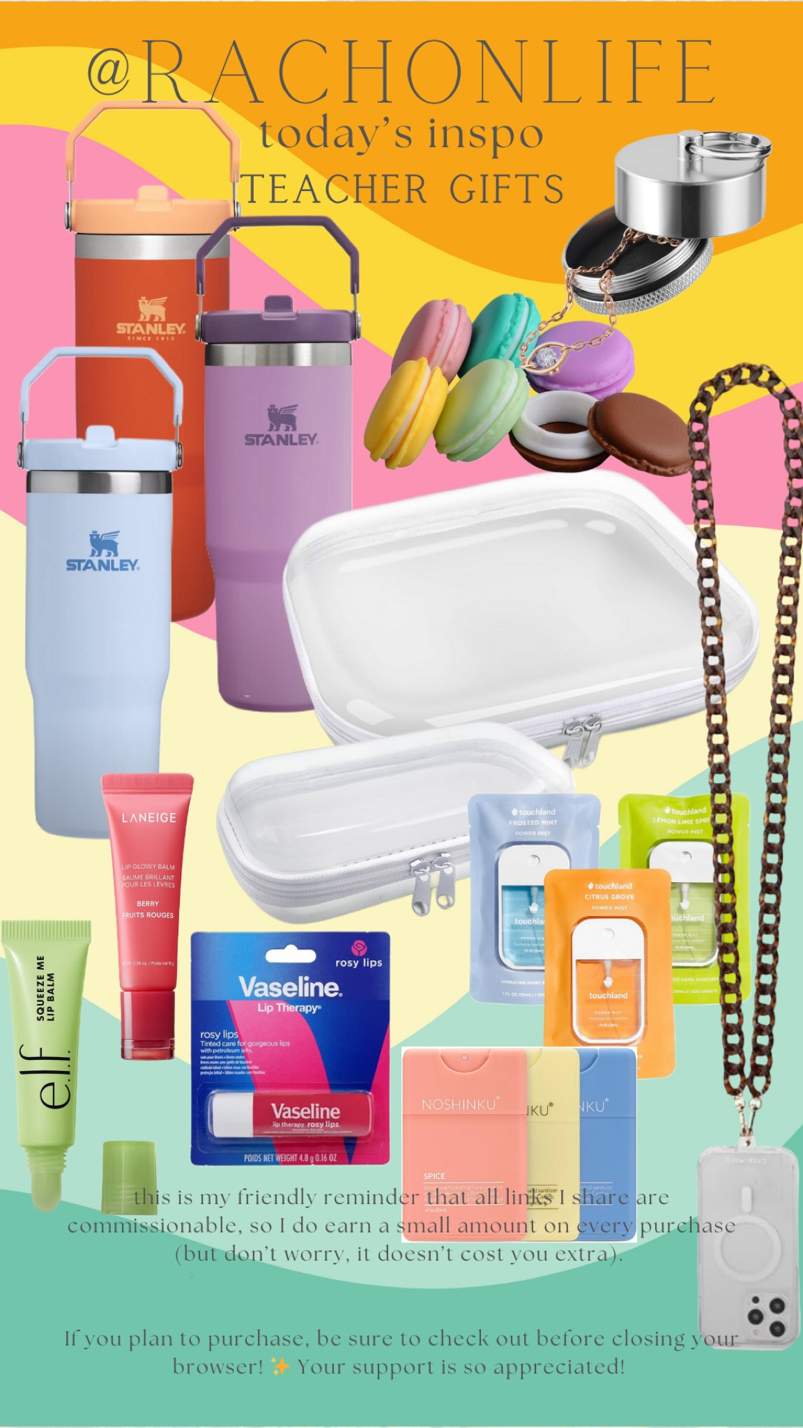 Today’s gift guide is for teachers!
START WITH A USEFUL CONTAINER. Re-usable bag from Marshalls, a cup (but not something cheap or cheesy), or an actual container bin/box/bag. 
Then think 1) consumable, 2) trendy/fun, 3) actually useful
I always try to keep things as re-giftable as I can as well, you never know what someone already has! 

#LTKFindsUnder50 #LTKFindsUnder100 #LTKGiftGuide