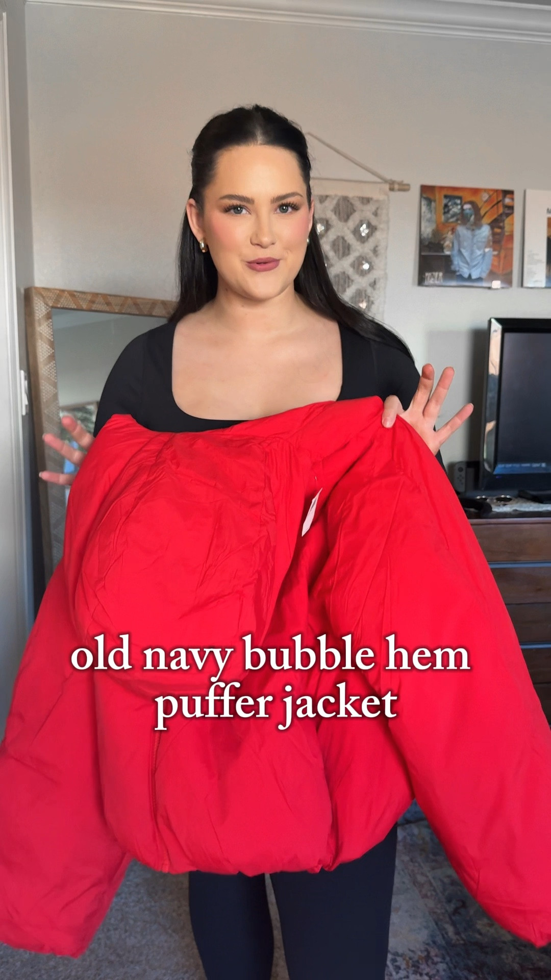 Love this bubble hem puffer jacket! Super warm & has a hood and pockets, wearing size XL!

#LTKSaleAlert #LTKMidsize #LTKHoliday