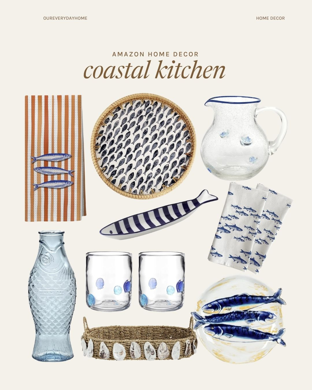 coastal kitchen decor
home decor 

 #LTKHome