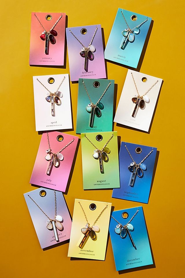 Birthstone Charm Necklace | Anthropologie (US)