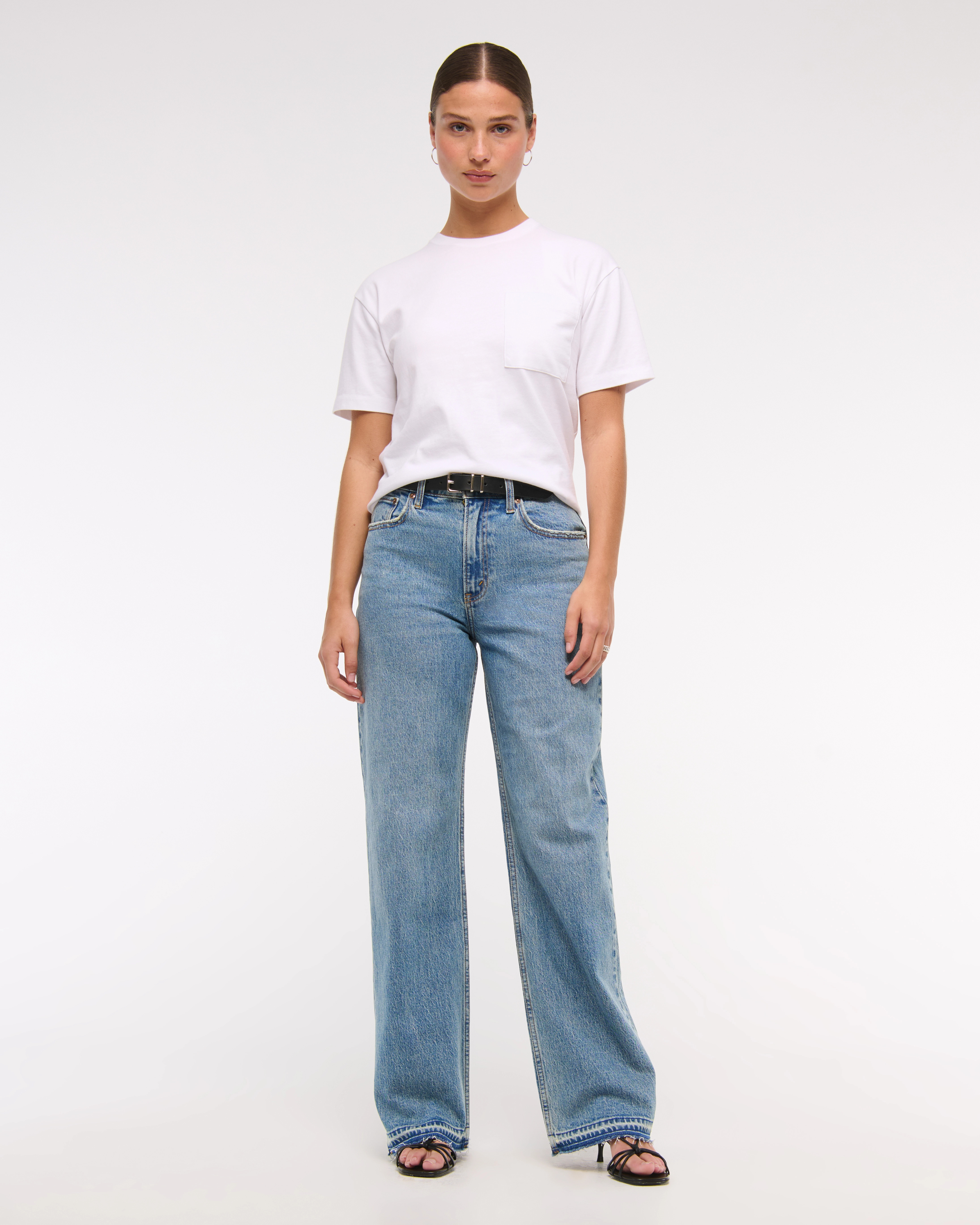 Curve Love High Rise 90s Relaxed Jean | Abercrombie & Fitch (US)