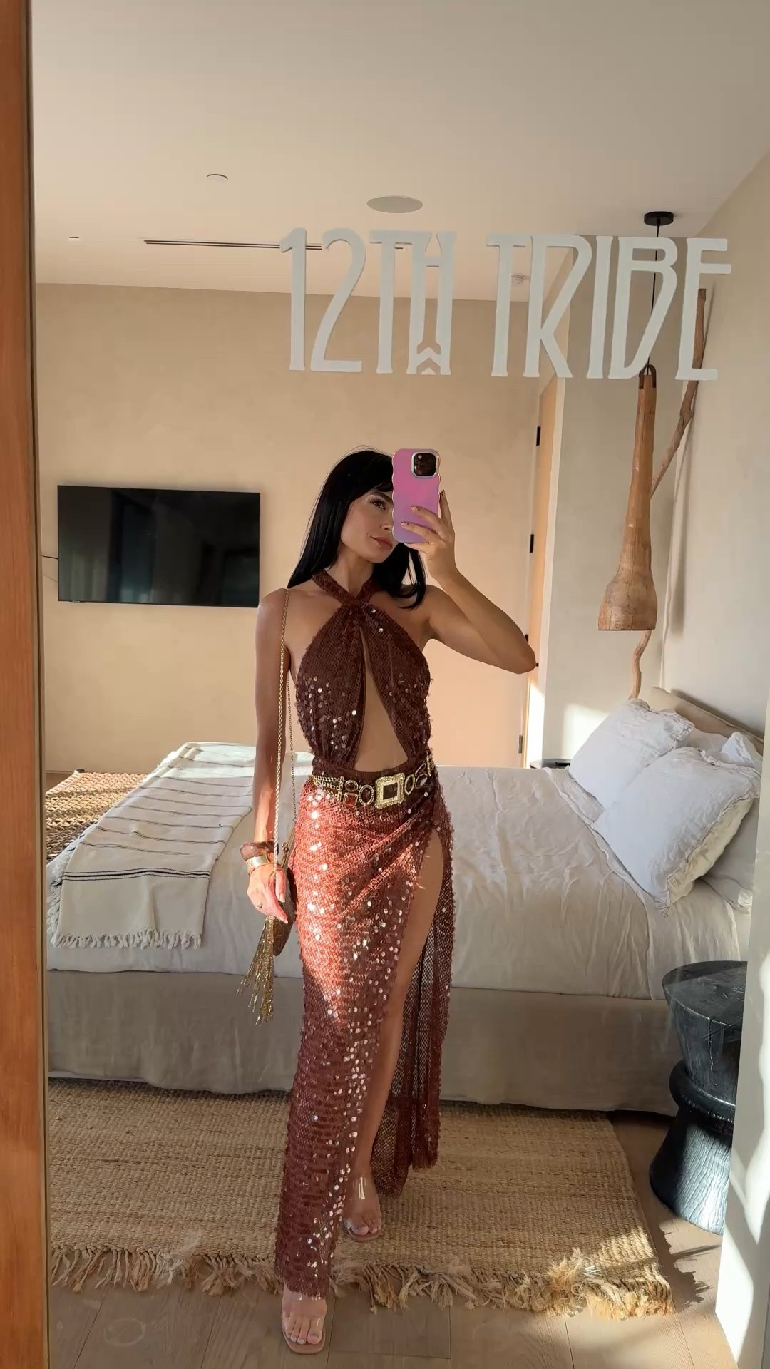 First ever tribe dinner with @12thtribe xx wearing the bellagio maxi in bronze 

#LTKootd #LTKdayinmylife #LTKFestival