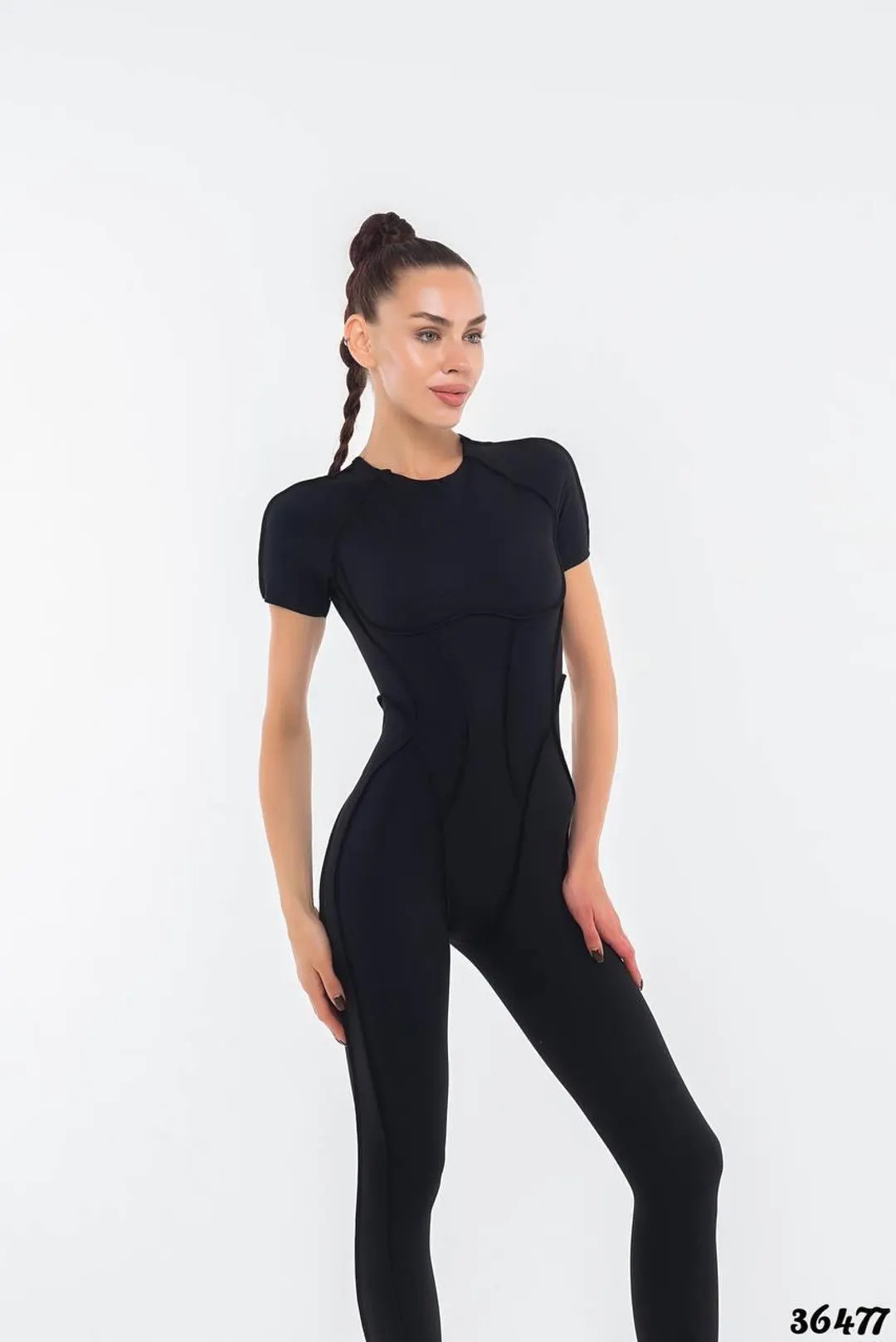 Sculpting Seam-out Jumpsuit | Open Back Nylon Spandex Bodysuit - Etsy | Etsy (US)