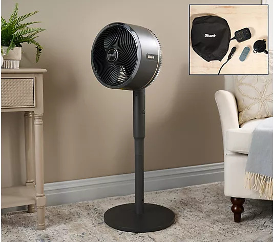 Shark FlexBreeze Indoor/Outdoor Cordless Fan w/ Car Charger - QVC.com | QVC