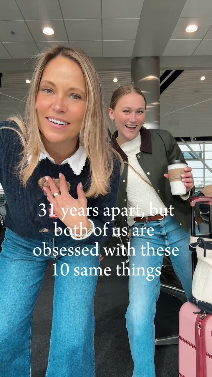 On trend things we both LOVE!

Risen jeans
Bowood lane bracelets
Gucci handbag
Mackenzie Childs anything
J crew linen pants
Polo bear sweater
Gola sneakers
Quince cashmere
Merit makeup
Varley

#LTKmomlife