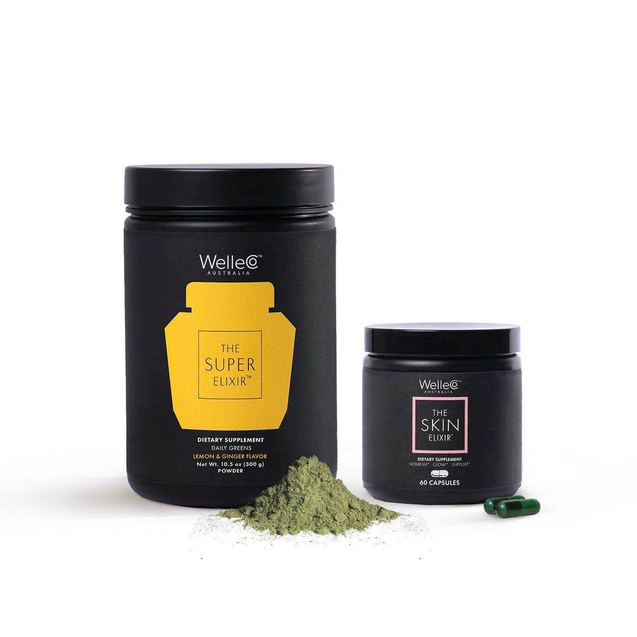 The Super Skin Pack - The Super Elixir™ Lemon & Ginger + The Skin Elixir | WelleCo