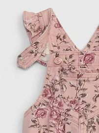 Gap × LoveShackFancy Baby Floral Denim Overalls with Washwell | Gap (US)