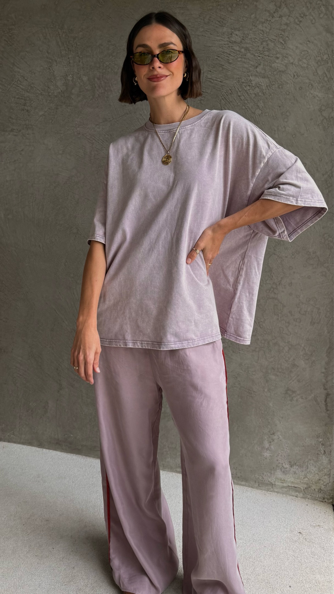 When in doubt, choose a monochrome look! This one from VRG GRL screams fun and comfort. I’ve paired it with sneakers so I can chase the kids around - and sticking to the theme of colour I’m wearing my green lens sunglasses from Palma Eyewear  

#LTKaustralia #LTKstyletip #LTKspring