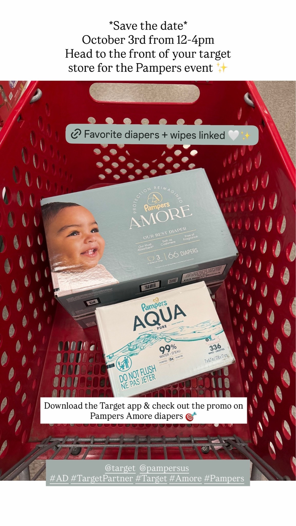 #ad #TargetPartner @target @pampersus #Amore #Pampers

Mom of four approved 🤍 Pampers AMORE are seriously the best diapers I’ve ever used! So soft + I love pairing them with Aqua Pure Wipes. 🎯

#LTKmomlife #LTKBaby