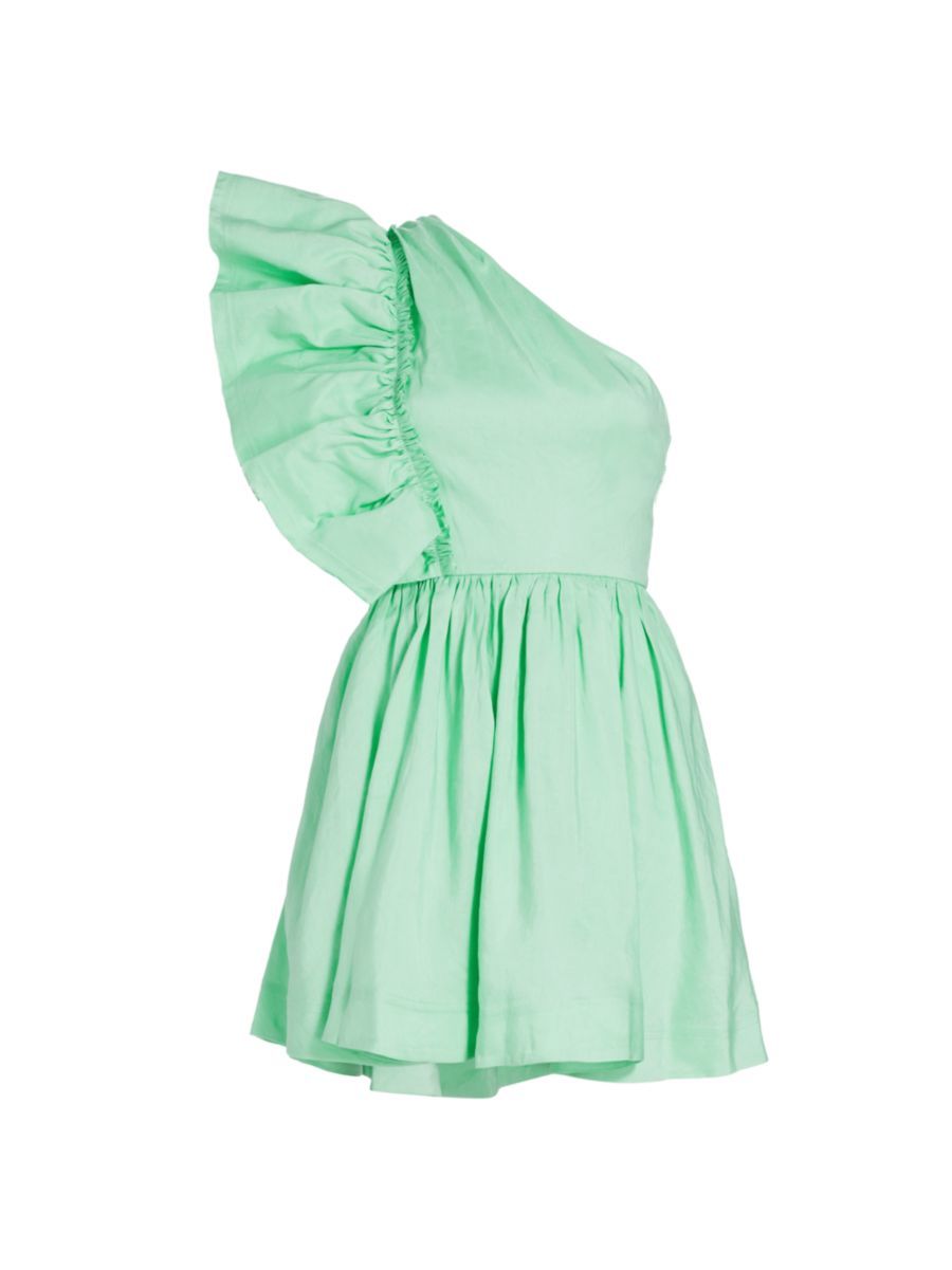 Aje Bonjour One-Shoulder Minidress | Saks Fifth Avenue