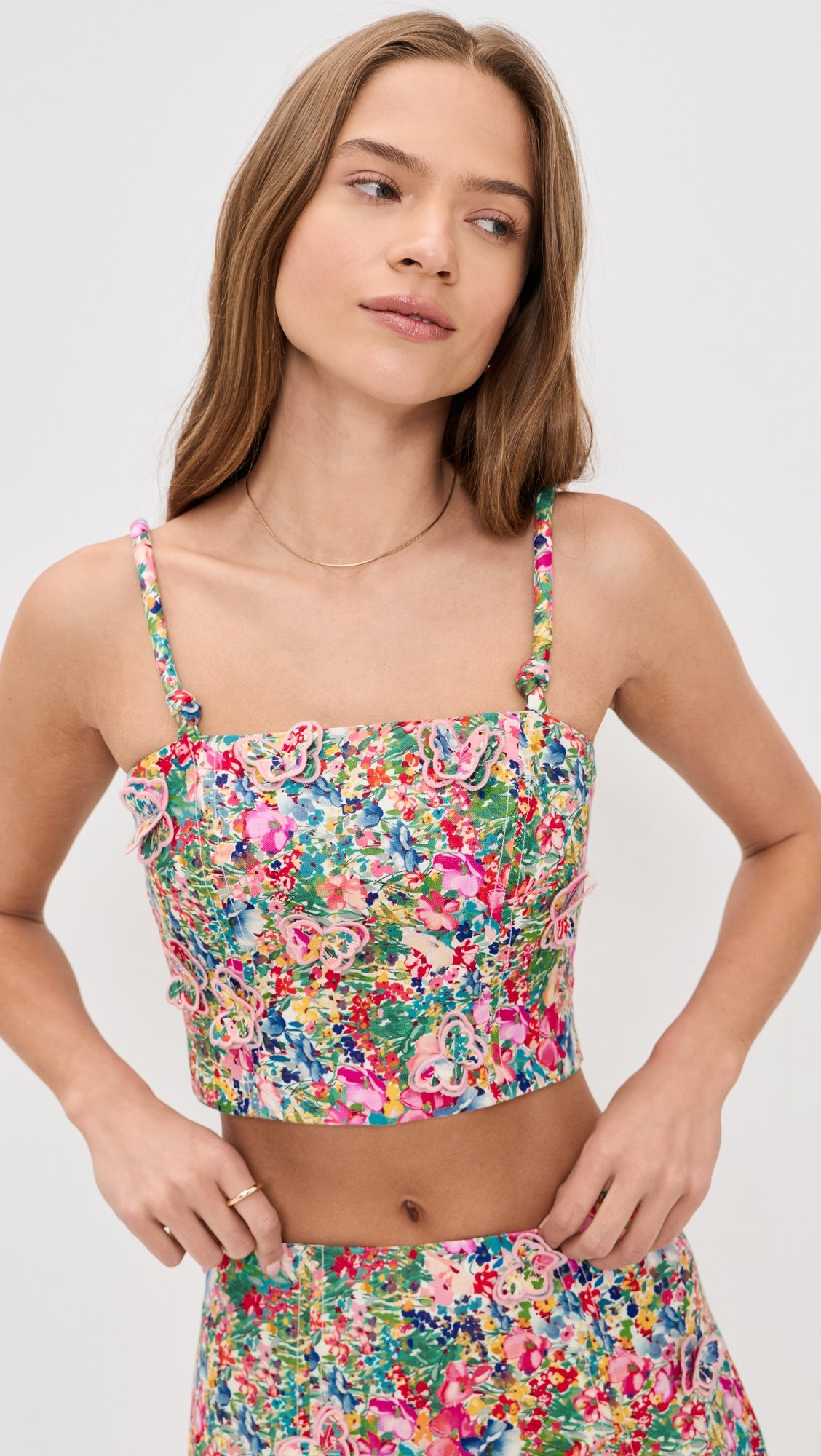 Peasant Floral Butterfly Top | Shopbop