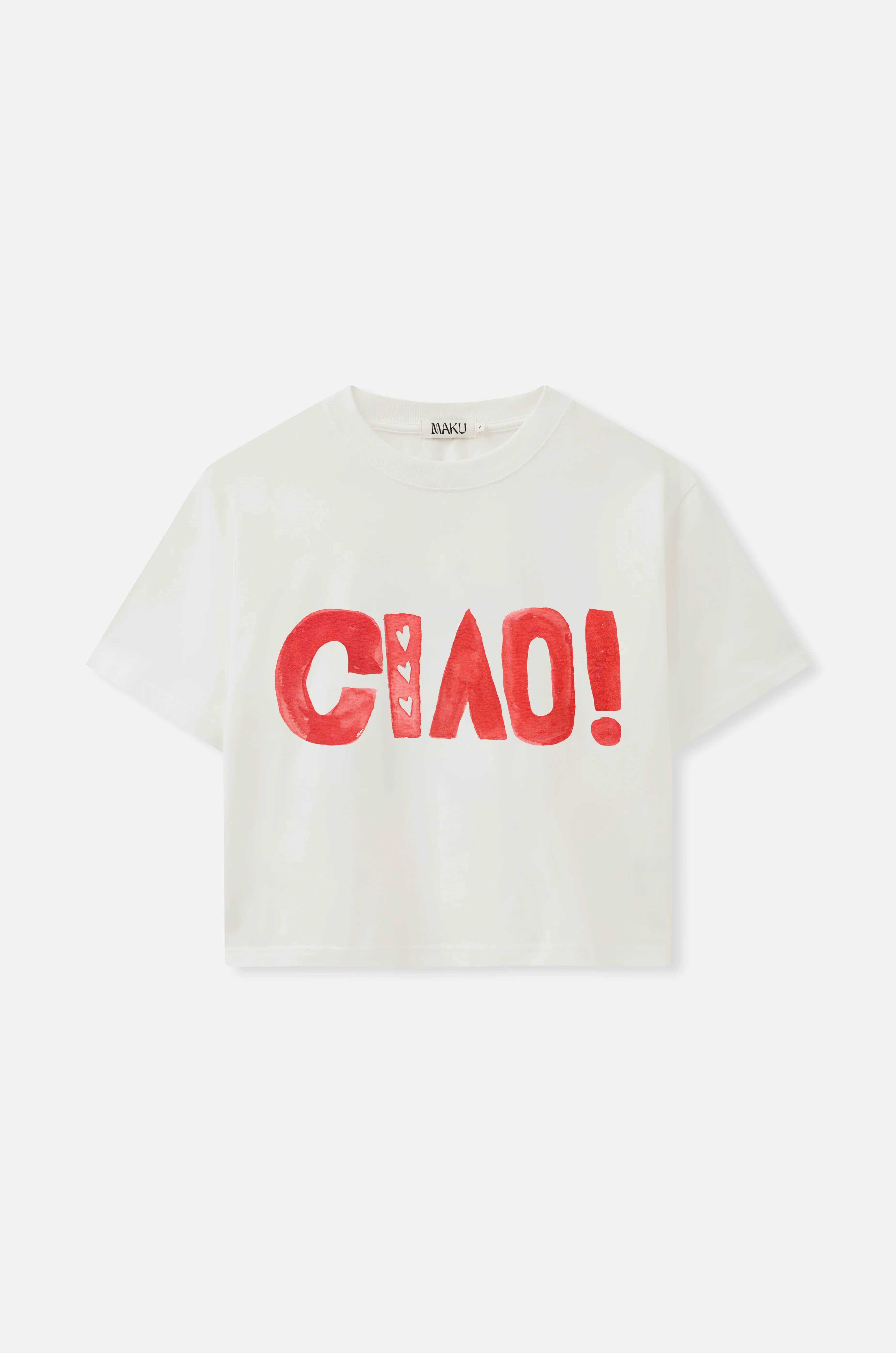 CIAO ITALIAN BRIGHT RED TEE | Maku the Label