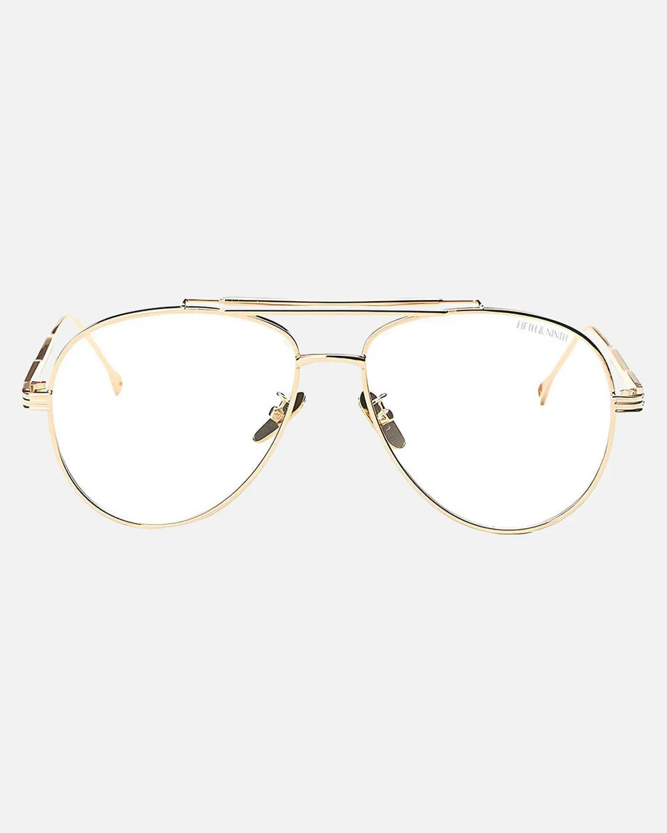 Spencer | Unisex Aviator Blue Light Glasses | Fifth & Ninth | Fifth & Ninth