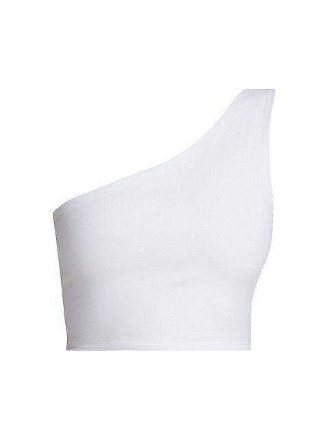 One-Shoulder Cropped Top | Saks Fifth Avenue