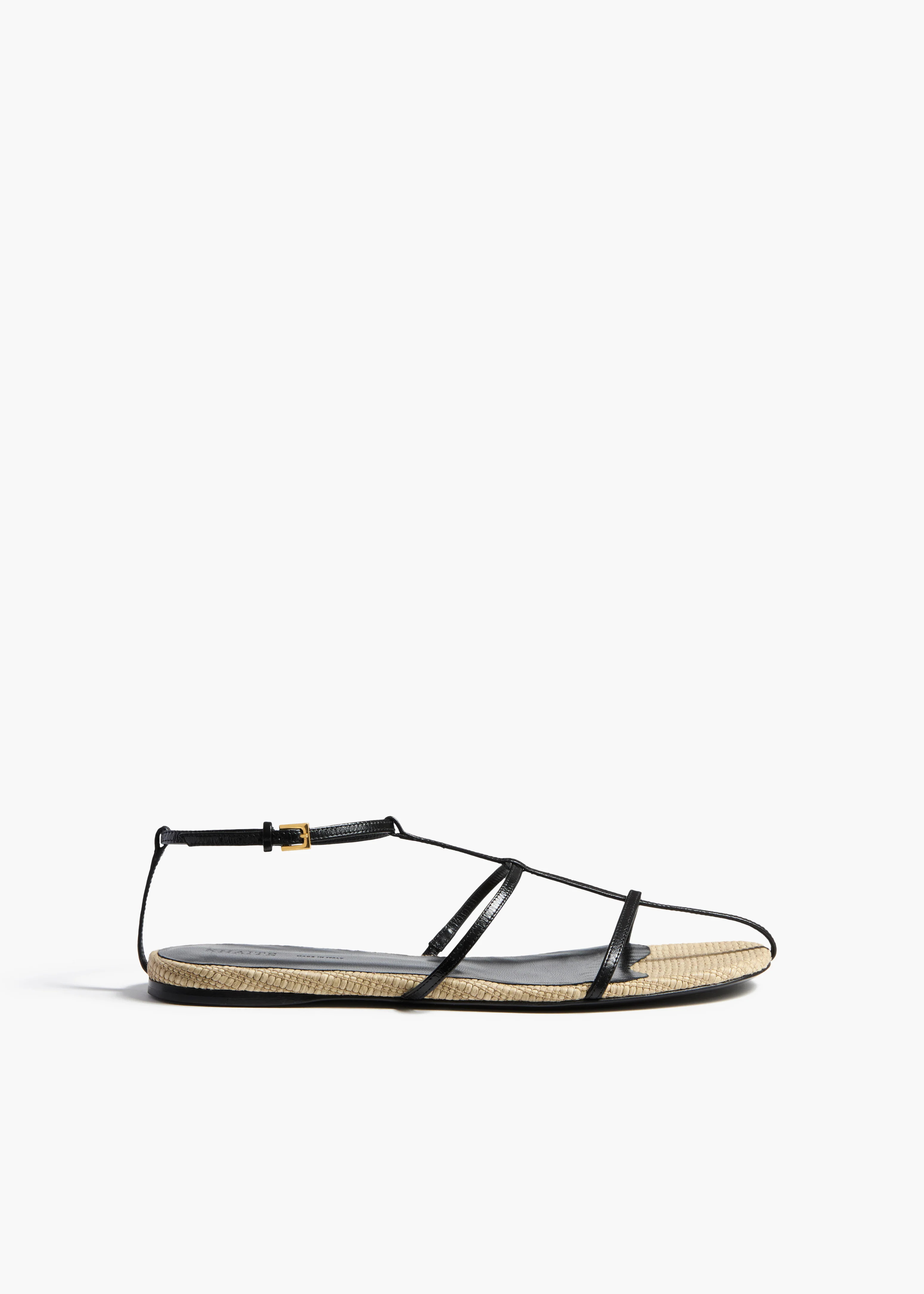 Cage Flat Sandal | Khaite