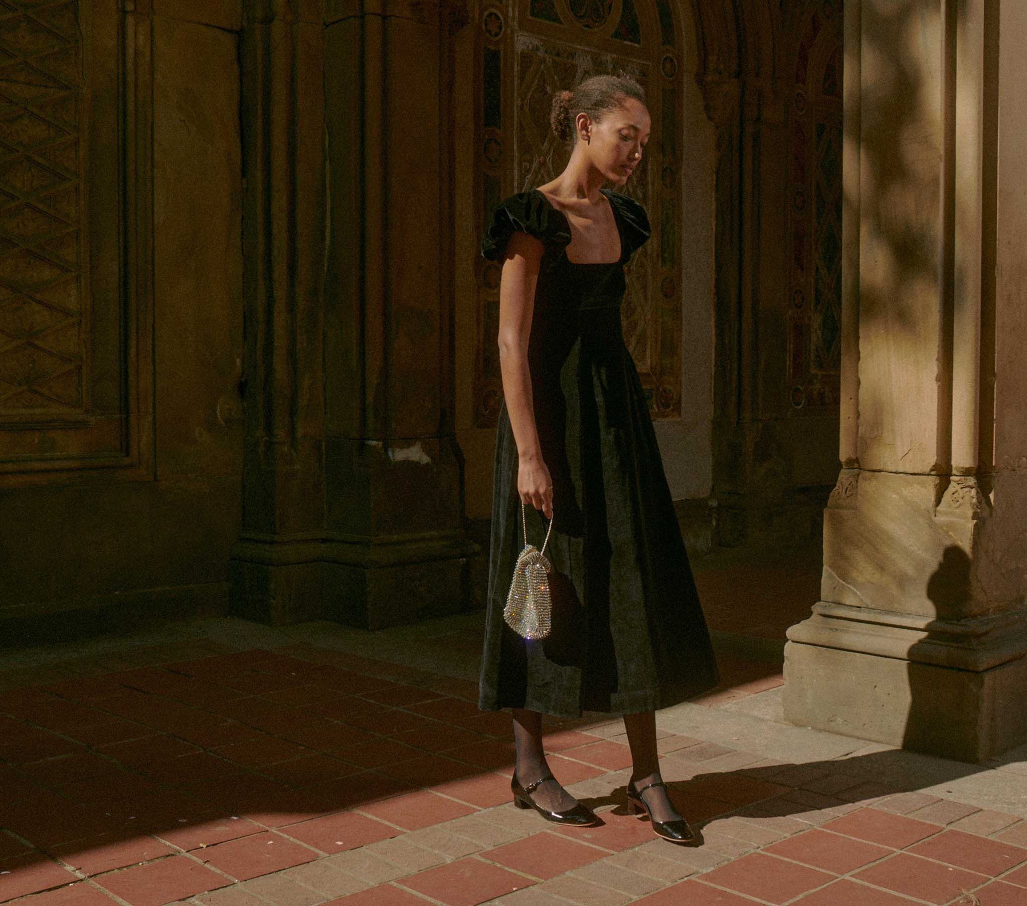 Celestine Dress - Black | DÔEN | DOEN