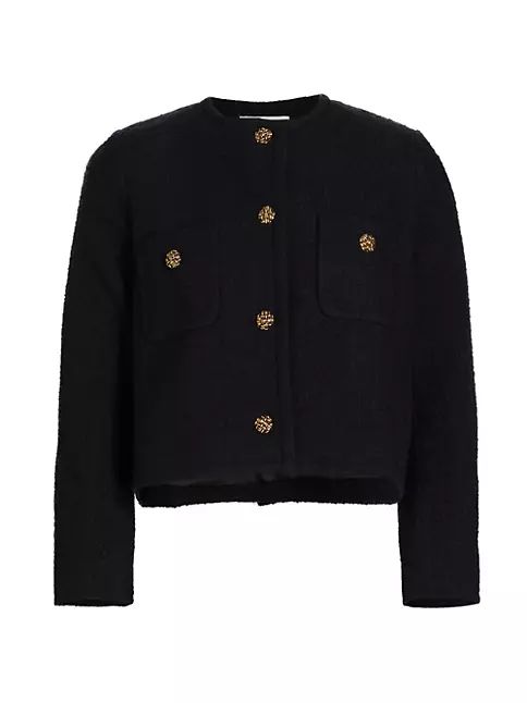 Meredith Tweed Cotton-Blend Jacket | Saks Fifth Avenue