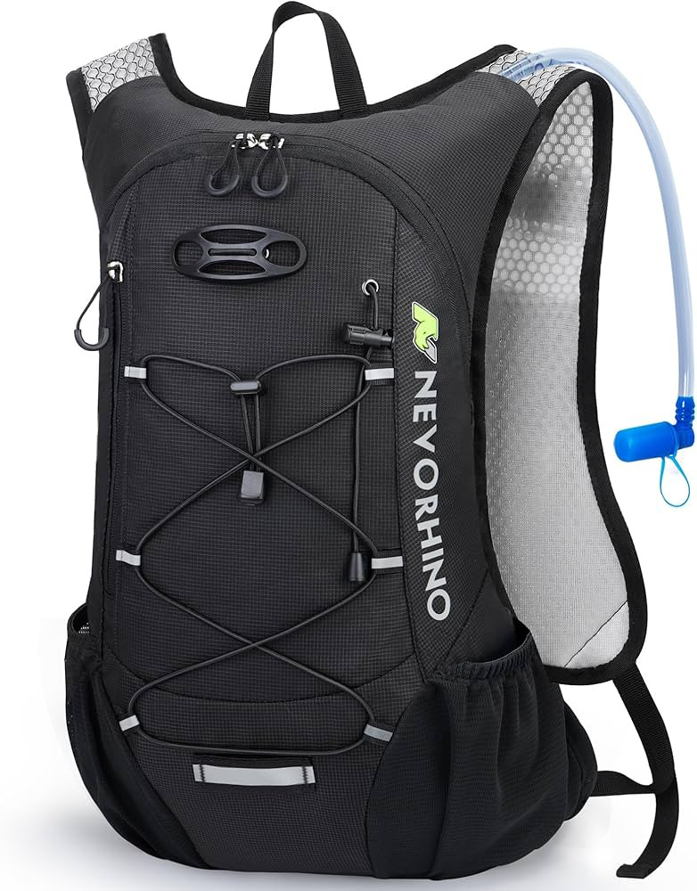 Lightweight Hydration Backpack, Running Backpack with 2L Water Bladder, Hydro Water Daypack for C... | Amazon (US)