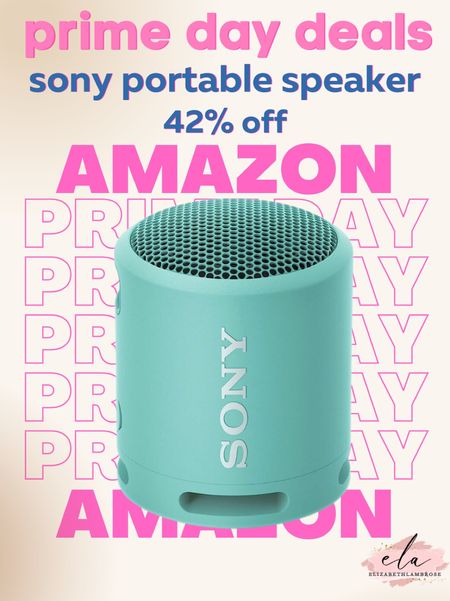 AMAZON PRIME DAY
SONY portable speaker!
This is such a steal, especially since you can bring this speaker to the beach, on vacation, and anywhere in your house!
They have multiple colors to choose from too!

#amazon #portable #home #travel #primeday #deals #sale #steal #speaker #beach #trip #portablespeaker #beachtrip 

#LTKhome #LTKtravel #LTKxPrimeDay