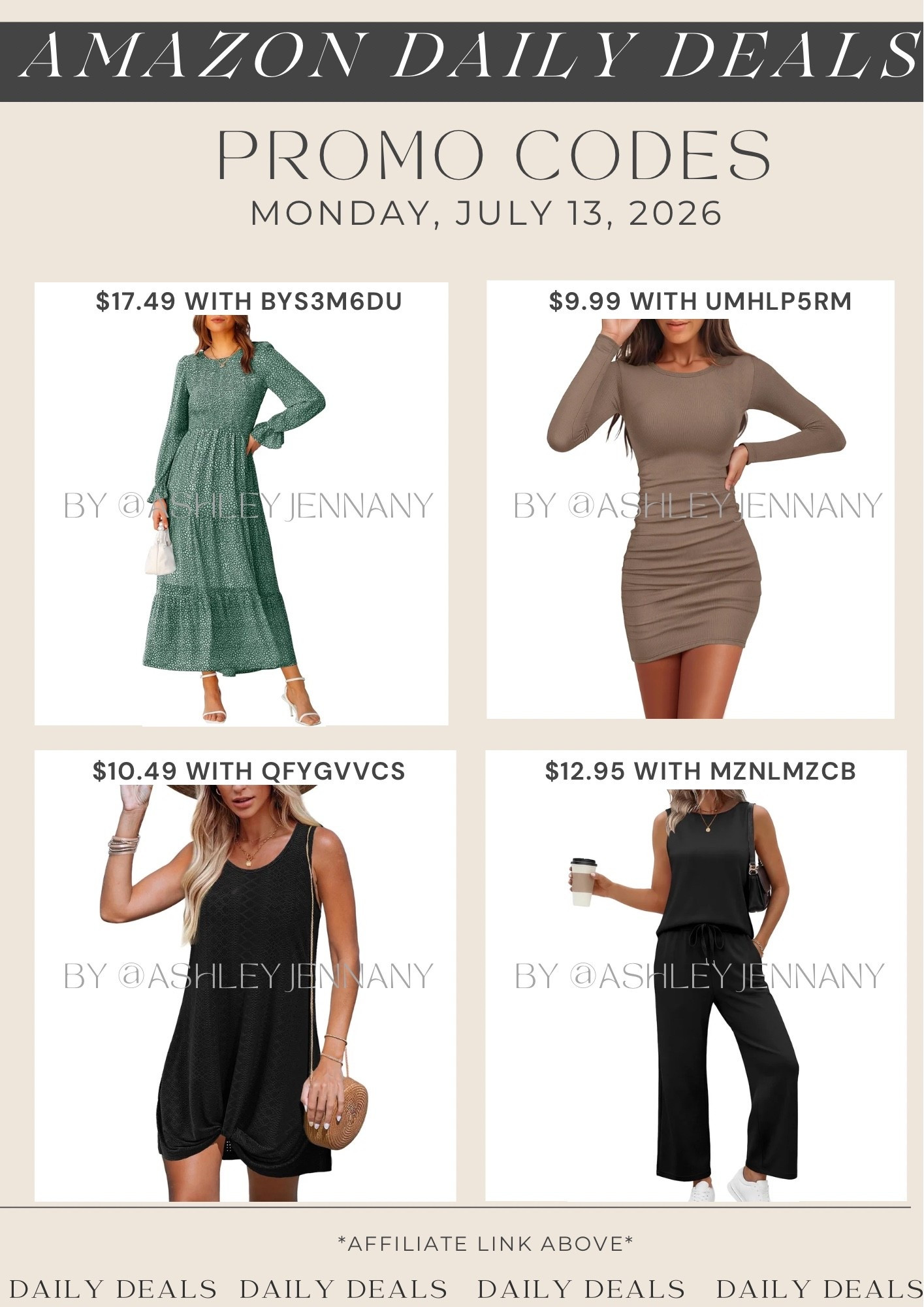 Amazon deals

#LTKSaleAlert #LTKMidsize #LTKootd