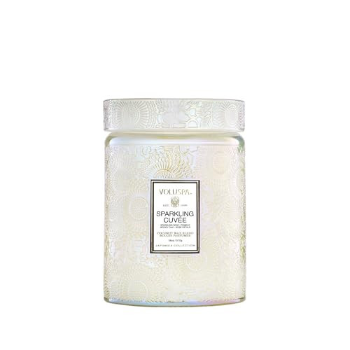 Voluspa Sparkling Cuvee,Large Candle Jar,18 Ounce,100 Hour Burn Time, Coconut Wax for Clean Burning, Handcrafted in the USA | Amazon (US)
