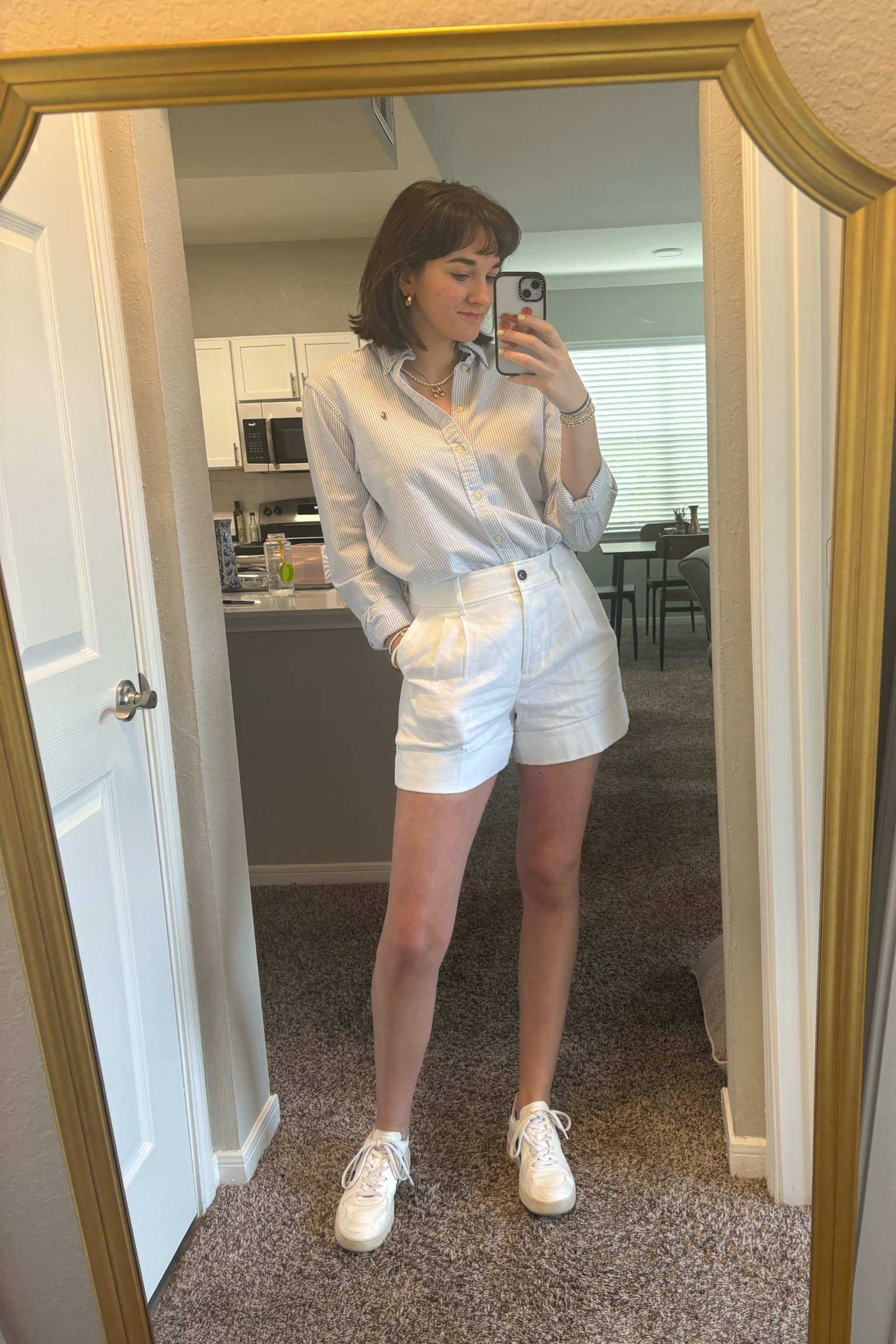 Work outfit for today!!! It’s so hot you just have to wear shorts. These are so perfect from J crew. They’re lines and stretchy and I’m in love. 


#LTKFindsUnder100 #LTKWorkwear