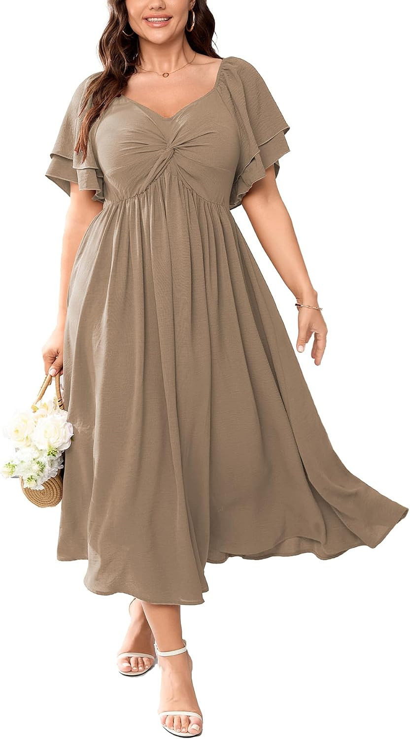 SCOMCHIC Women's Plus Size Cocktail Dress | Amazon (US)