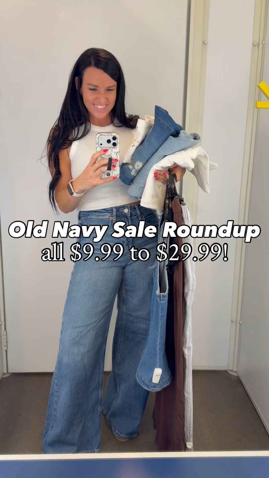 Old Navy 50% OFF SALE! 🚨 

15+ looks ALL on sale!! Many outfit pieces for teachers that would double for summer outings, day dates, and vacation! Linen blend pants, white straight leg jeans, linen-blend dress, flutter sleeve dress, and basics like ribbed tank tops and trendy floral embroidered jeans.

Everything comes in more colors or patterns! All of the tops, jeans, and pants fit true to size - I am in a small.
EXCEPT- I size up to a M in Playa pants for a looser flow fit. (Let me know if you have any size questions.)

Find everything here >>  (affiliate)


@oldnavy #oldnavy #oldnavystyle #springstyle #springoutfitideas #summeroutfitideas Old Navy Super cash, summer tops and summer bottoms, spring outfits, vacation outfits, spring jeans, barrel pants, casual workwear, perfect for teachers!

#LTKSeasonal #LTKSaleAlert #LTKOver40