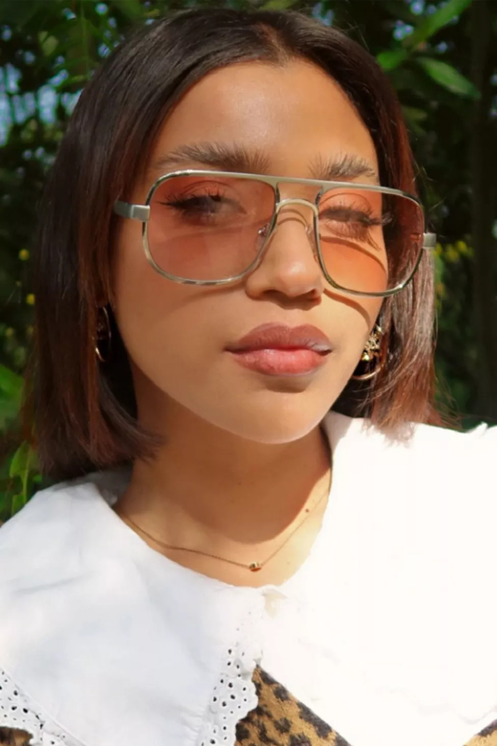 Giant Vintage Fillmore Tinted Aviator Glasses | Urban Outfitters (US and RoW)