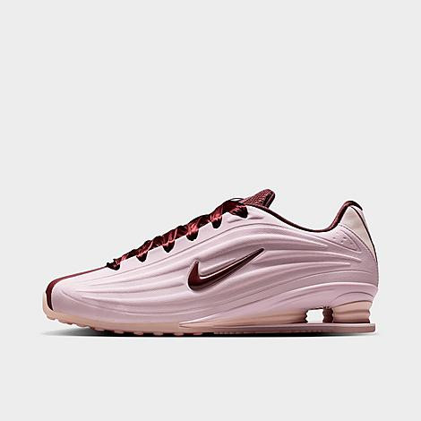 Nike Women's Shox Z SE Casual Shoes in Particle Rose/Phantom/Burgundy Crush Size: 6.5 | Finish Line (US)