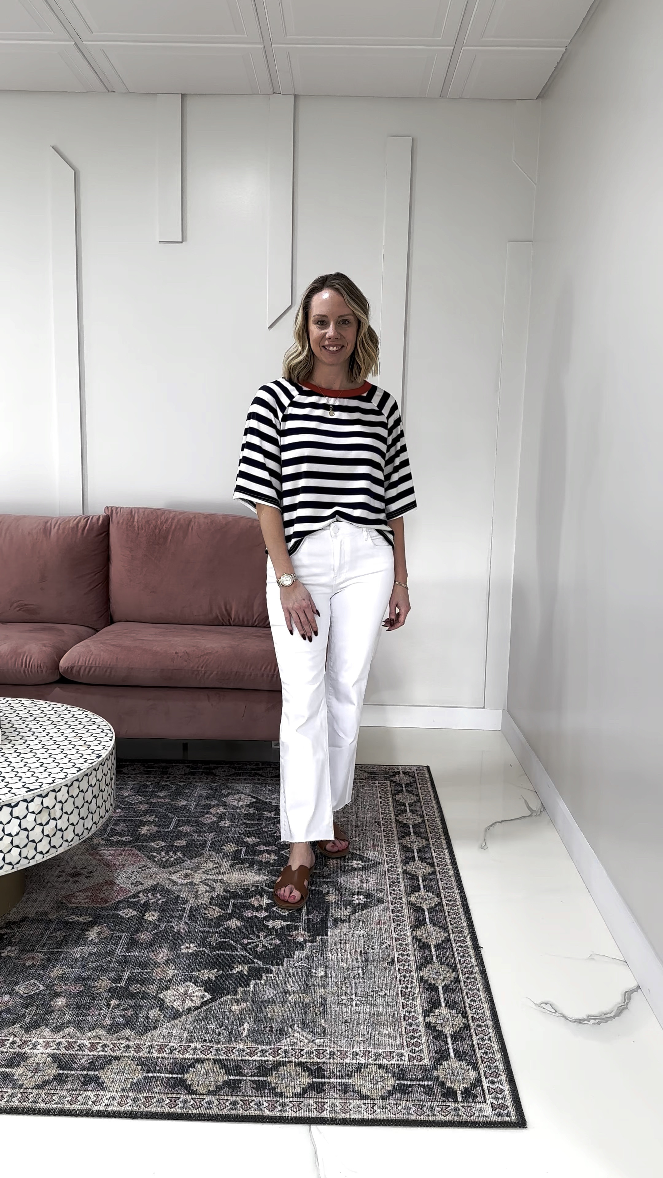 Feeling nautical in this striped top from Amazon! Under $15!

Fashionably late mom
Amazon fashion
Spring outfits 
White jeans 