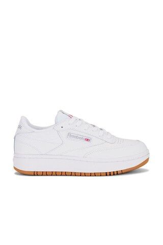 Reebok Club C Double Sneaker in White from Revolve.com | Revolve Clothing (Global)