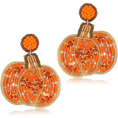 Spooky Halloween Earrings: Cute Pumpkin & Ghost Dangle for Women | Target