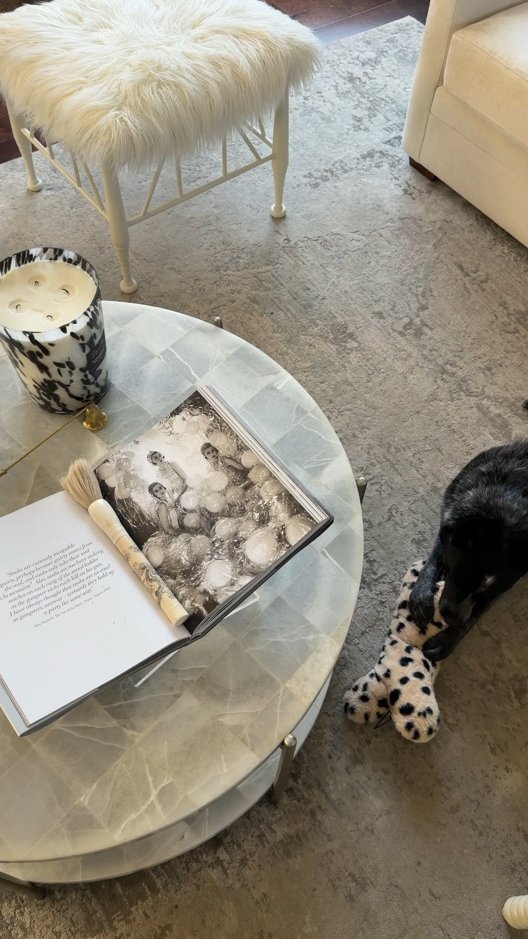 Use code: Cristina and say 15% off Alice Lane. Lucy book stand, calligraphy brush, dog bone, leopard, pets.

#LTKHome #LTKSaleAlert