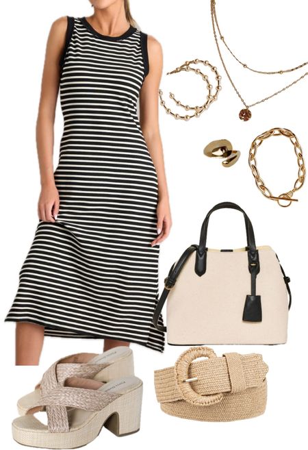 How if style: Black with white stripes dress 🖤🤍

#LTKStyleTip