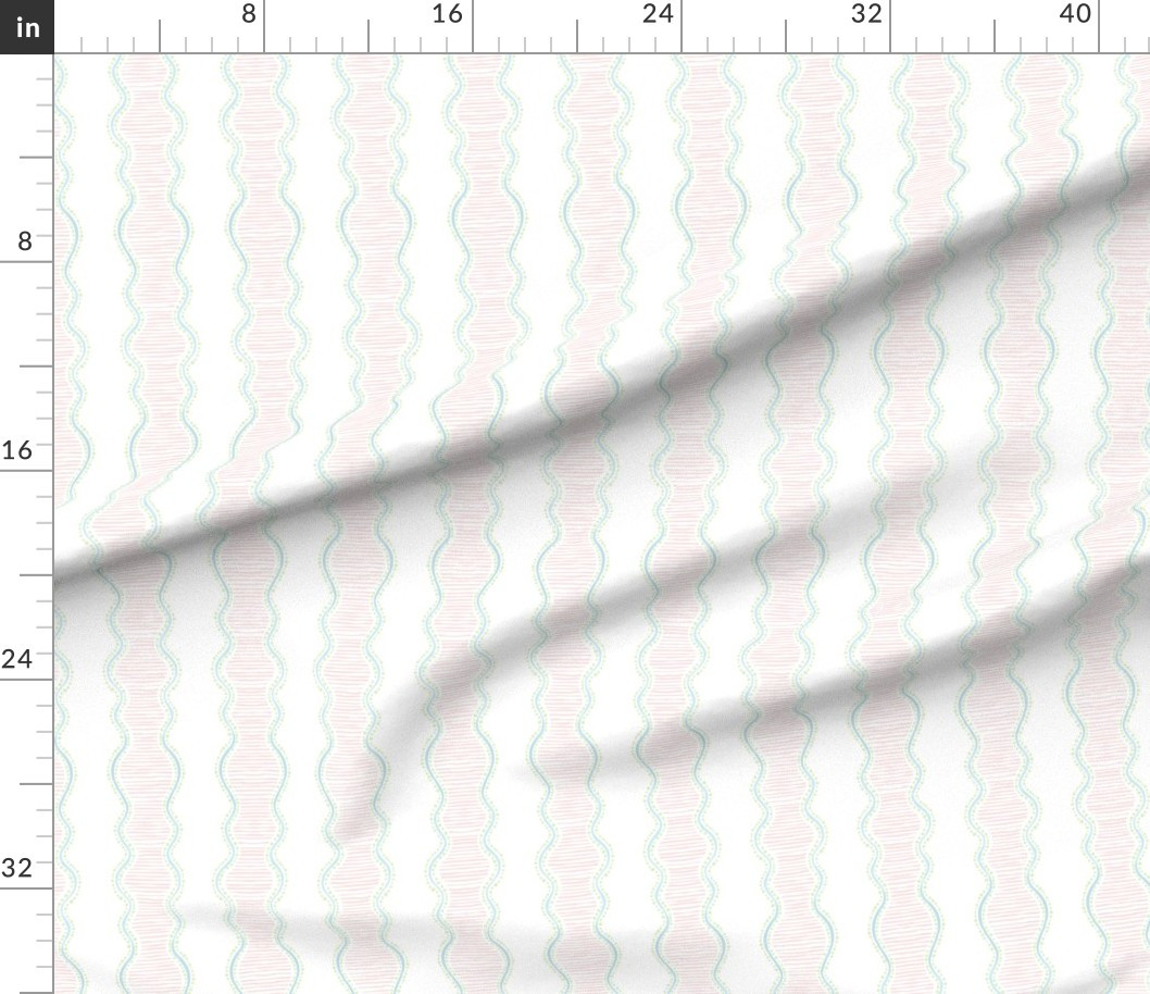 Fabric in Wavy Baby | Spoonflower