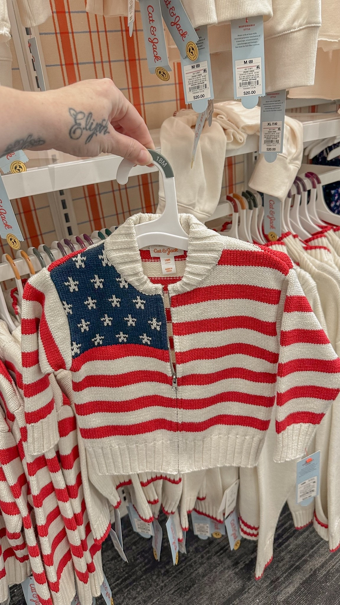 American flag sweaters come in so many sizes! Matching for the 4th of July?! 🇺🇸🇺🇸🇺🇸🇺🇸❤️❤️❤️❤️

#LTKootd #LTKSeasonal #LTKSaleAlert