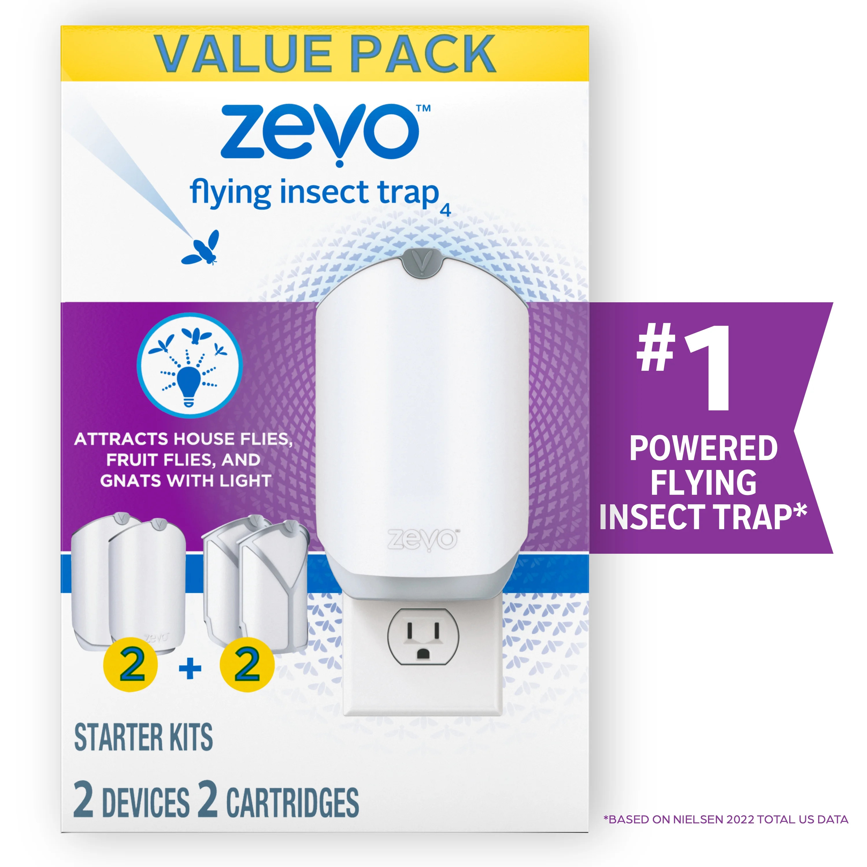Zevo Flying Insect Trap, Fly Trap (Twin Pack) | Walmart (US)