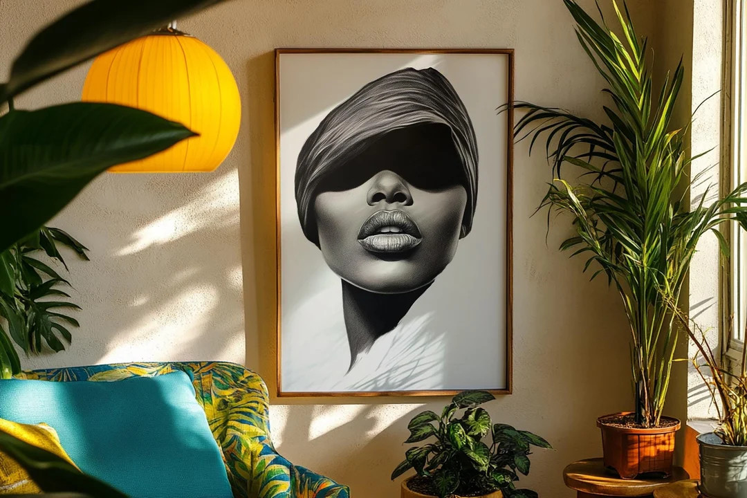 Black and White Wall Art | Modern African American Art | Black Art Print | Black and White Prints... | Etsy (US)