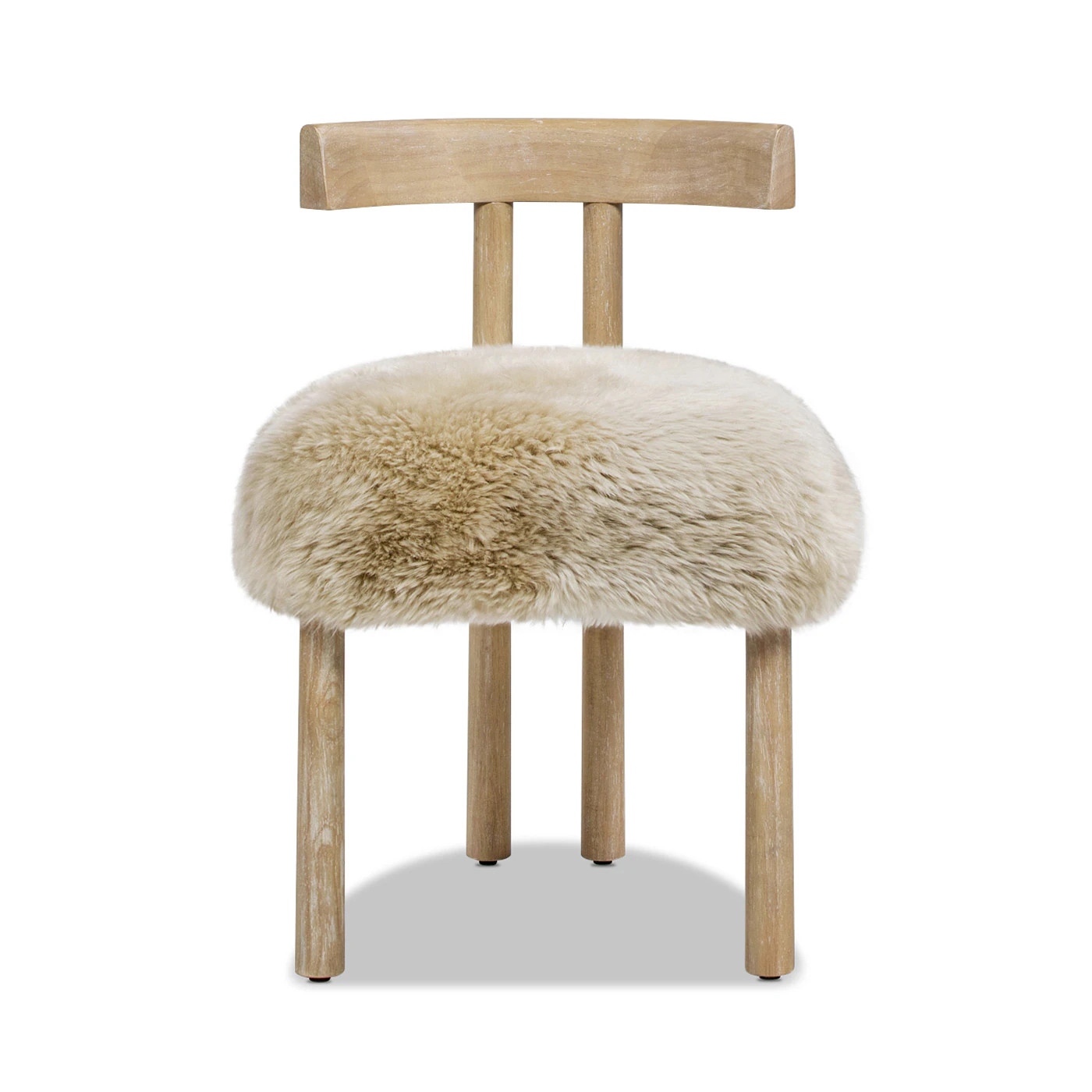 Jennifer Taylor Home 19.5 W Scandinavian Natural Blonde Accent Chair one_size in Brown | LMHP-80220 | Lowe's