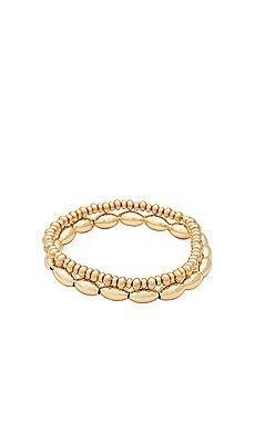 SHASHI Indah Bracelet Set in Gold from Revolve.com | Revolve Clothing (Global)