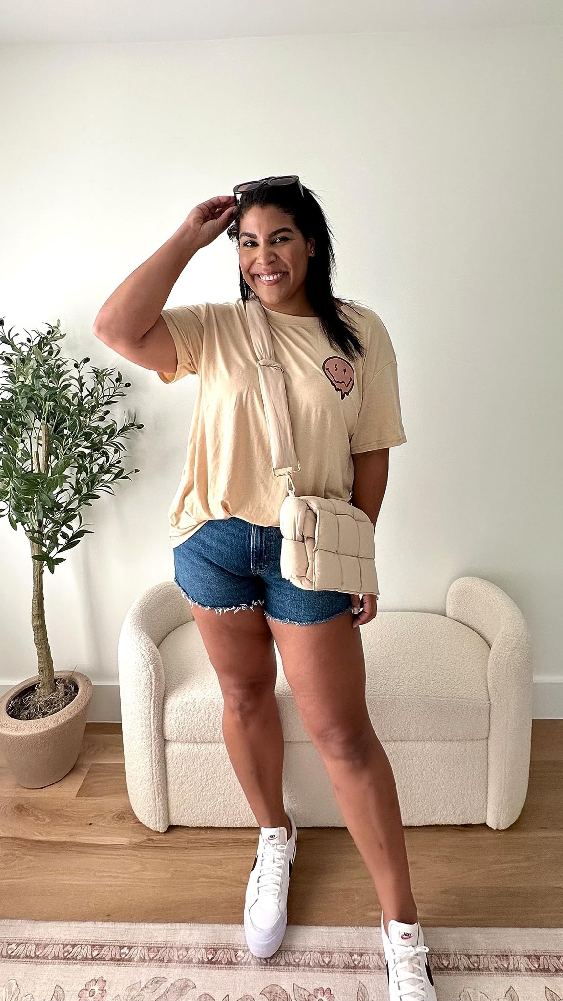 Midsize fall outfit ideas 
wearing 3X in the top for a more oversized fit


Midsize fashion, amazon fashion, amazon finds, puffer crossbody, denim shorts 

#LTKmidsize #LTKSeasonal #LTKunder50