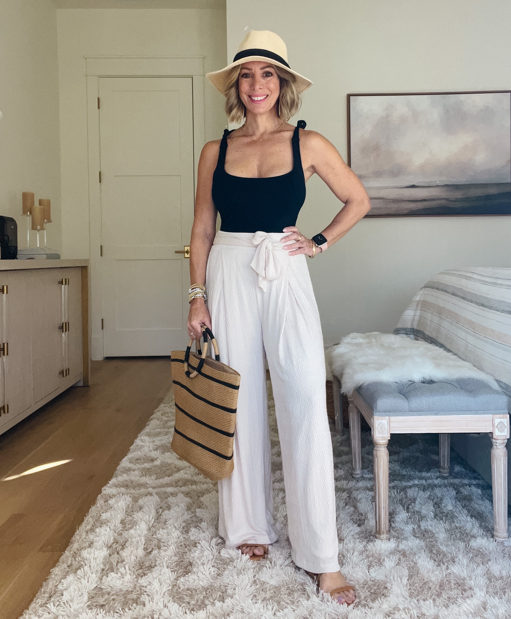 Transitioning to Spring | Social Threads Style

Swimsuit Fit: I’m wearing a Small 
Pants Fit: XS

#LTKSeasonal #LTKfindsunder100 #LTKover40