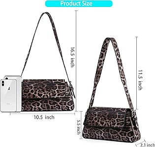 Women's Leopard Print Shoulder Bag | Amazon (US)