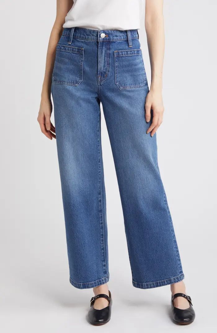Madewell The Perfect Vintage Patch Pocket Wide Leg Jeans | Nordstrom | Nordstrom