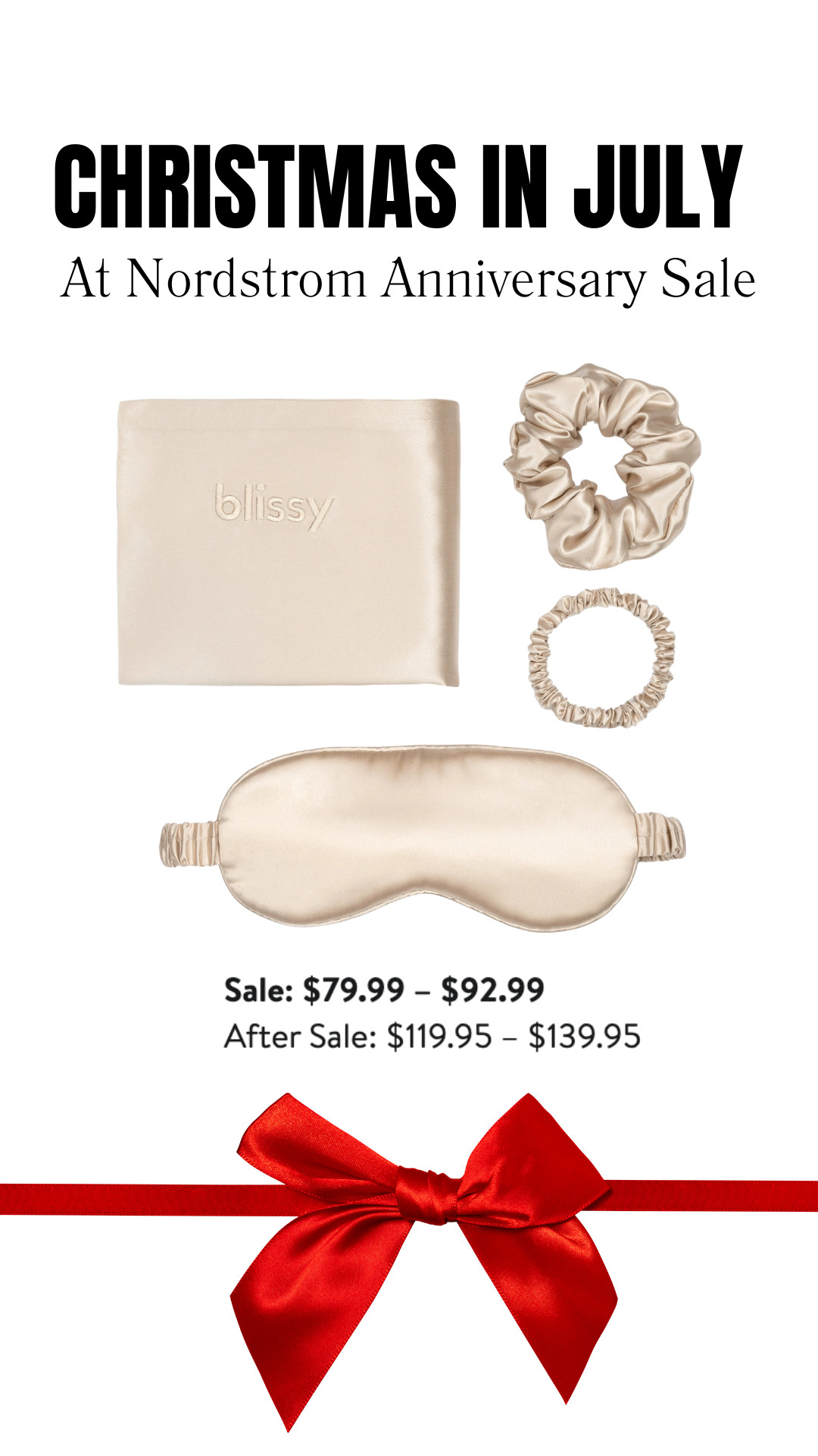 Looking for a gift they’ll actually use? 

The Blissy silk sleep essentials are one of my favorite Nordstrom Anniversary Sale finds. Made from luxurious mulberry silk, they’re gentle on hair and skin and make the perfect Christmas gift while they’re still on sale.

💡 LTK MADE EASY
❤️ Heart = Support my posts!
🔖 Save = Get sale & restock alerts
📋 Lists = Keep favorites organized
📲 Share = Send lists and products to a friend. Hello, Christmas List!
💬 Comment = Ask me anything about what I’m wearing. :-) 

 #LTKootd #LTKSeasonal #LTKSaleAlert