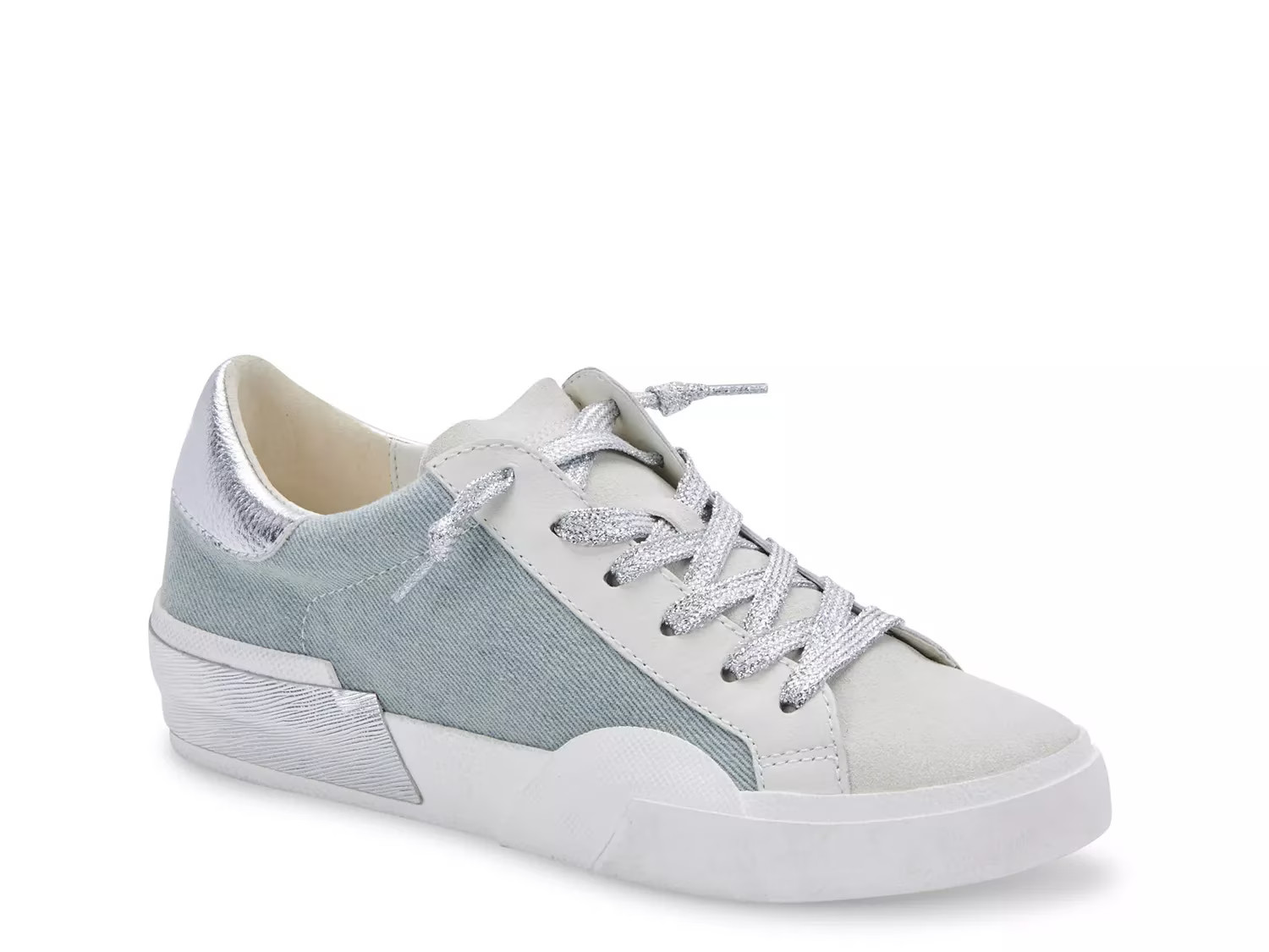Dolce Vita Zina Sneaker | Women's | Light Blue Fabric | Size 9.5 | Sneakers | DSW