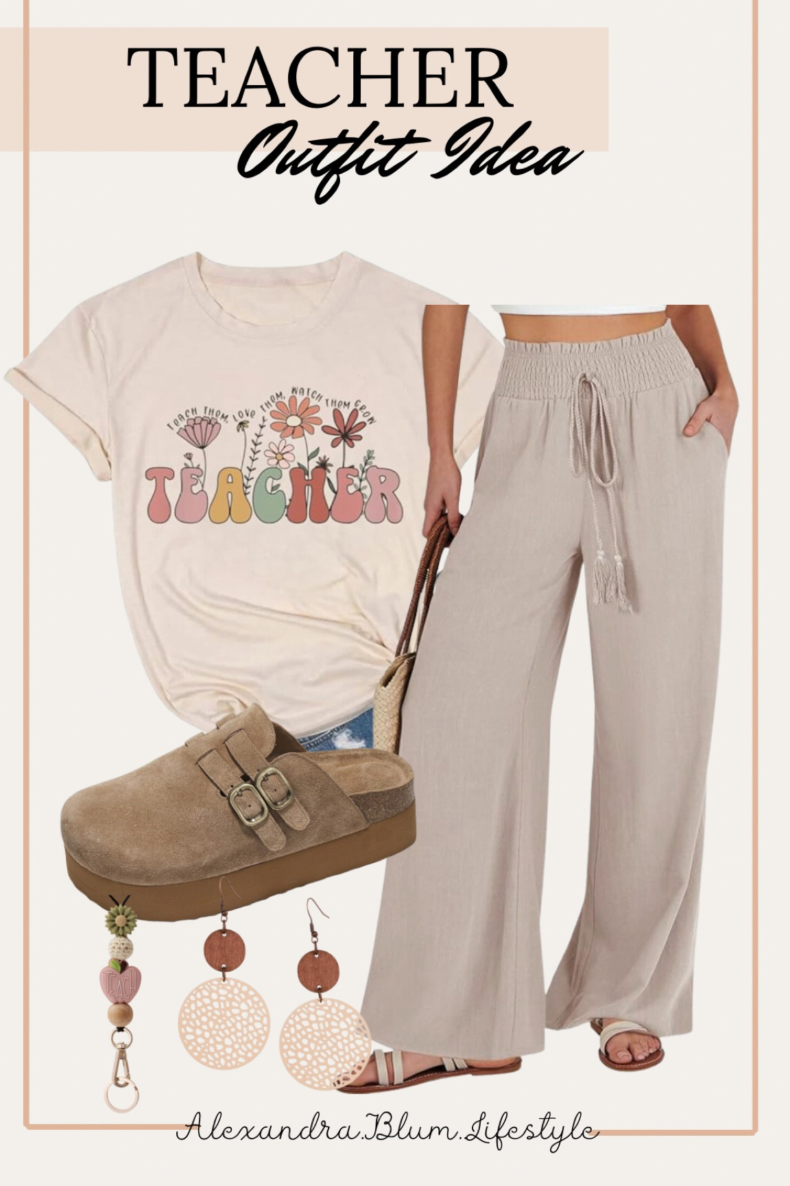 Teacher outfit idea from Amazon!! Cute comfy first day of school outfit for teachers! Elementary teacher outfit idea!

#LTKShoeCrush #LTKFindsUnder100 #LTKBacktoSchool