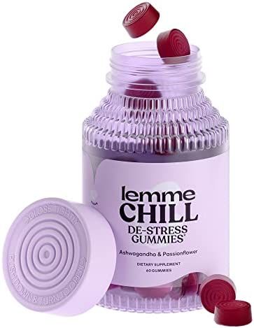 Lemme Chill De-Stress Ashwagandha Gummies with KSM-66, Passionflower & Lemon Balm to Support Stre... | Amazon (US)