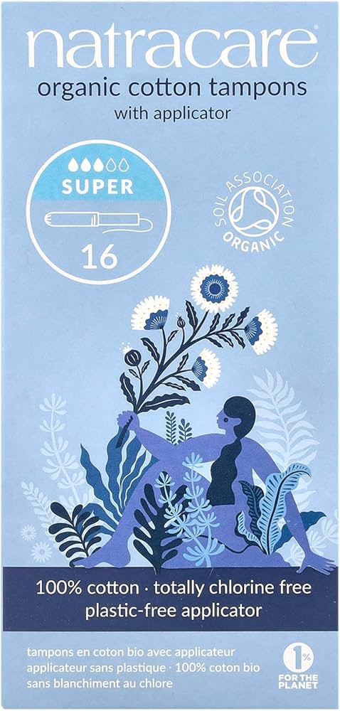 Natracare Tampons Super with Applicator 16 Ct (Pack of 3) | Amazon (US)